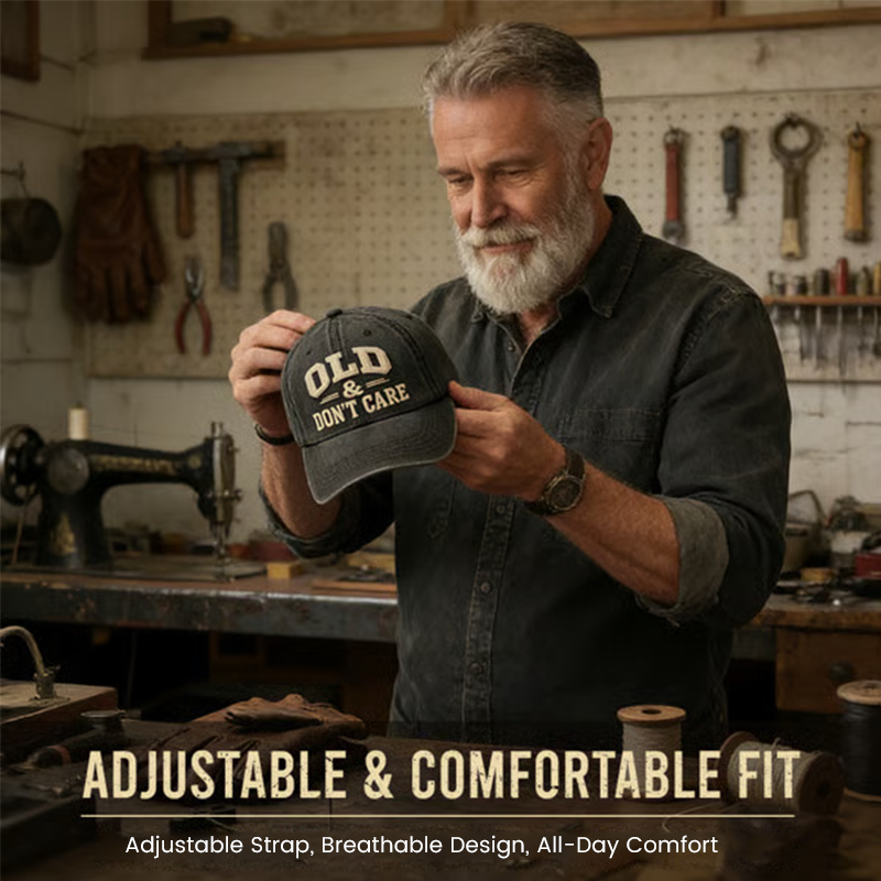 ✨NEU EINGETROFFEN 2026 – 60 % RABATT🔥Unisex-Baseballkappe mit verstellbarem Retro-Slogan🧢