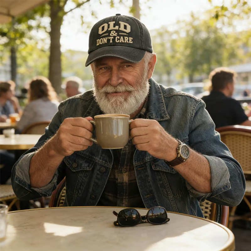 ✨NEU EINGETROFFEN 2026 – 60 % RABATT🔥Unisex-Baseballkappe mit verstellbarem Retro-Slogan🧢