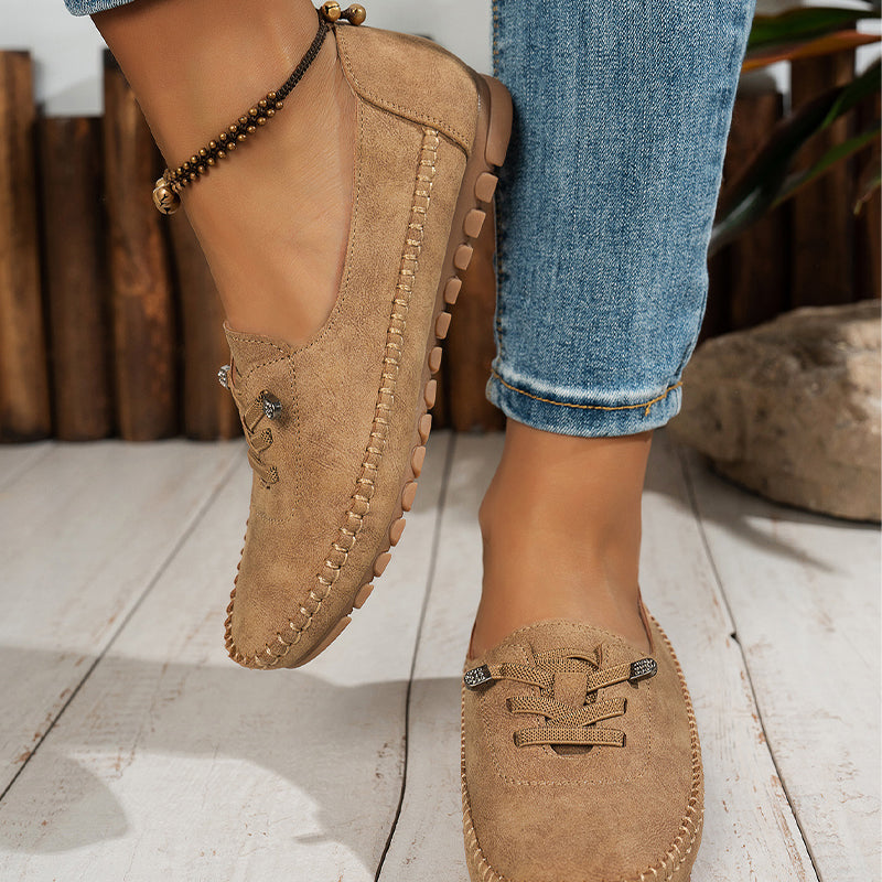👟 60% RABATT! 💃 Damen-Casual-Loafer – Weiches PU-Leder, Bequeme Passform & Vielseitig für Jeden Tag ✨