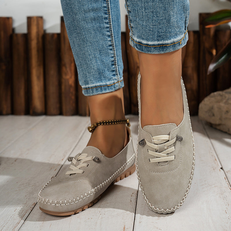 👟 60% RABATT! 💃 Damen-Casual-Loafer – Weiches PU-Leder, Bequeme Passform & Vielseitig für Jeden Tag ✨