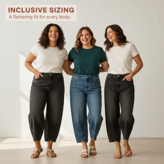 🔥2026 Hot Sale 🔥Lässige Damenjeans mit überkreuzten Trägern und weitem Bein für jede Jahreszeit