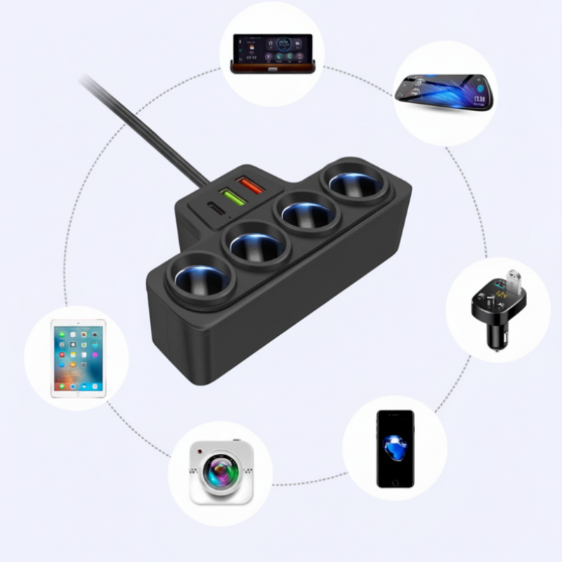 🔥Heißes Angebot – 7-in-1 Zigarettenanzünderadapter