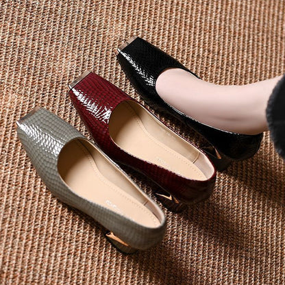 👠 50% RABATT! 🐍 Damenpumps mit Schlangenmuster & Blockabsatz – Stilvoll, Bequem & Perfekt für Besondere Anlässe ✨