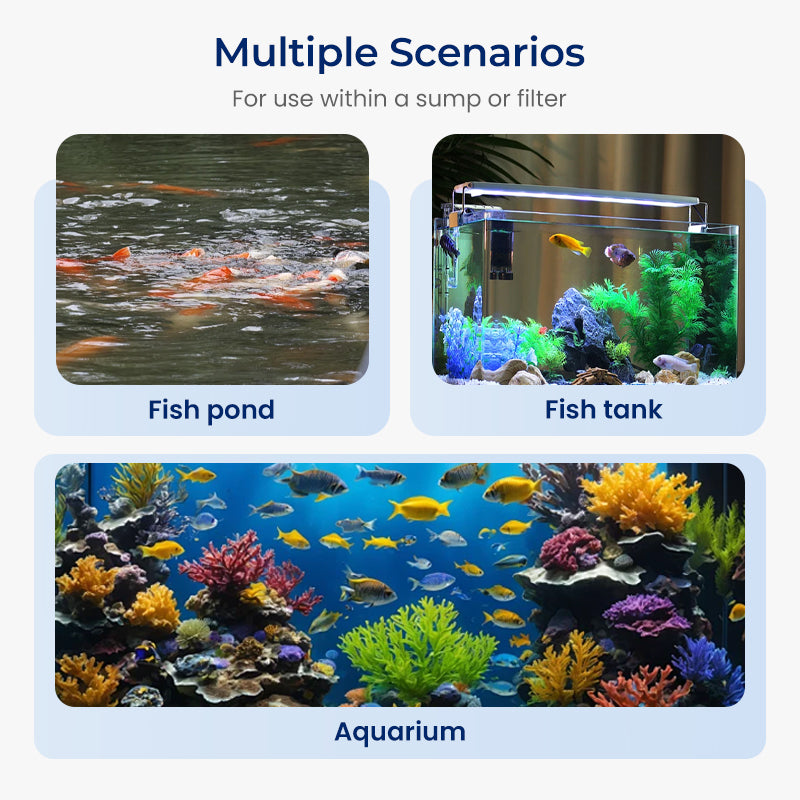 Tauchbare UV-Sterilisatorlampe mit Zeitschaltuhr für Aquarien