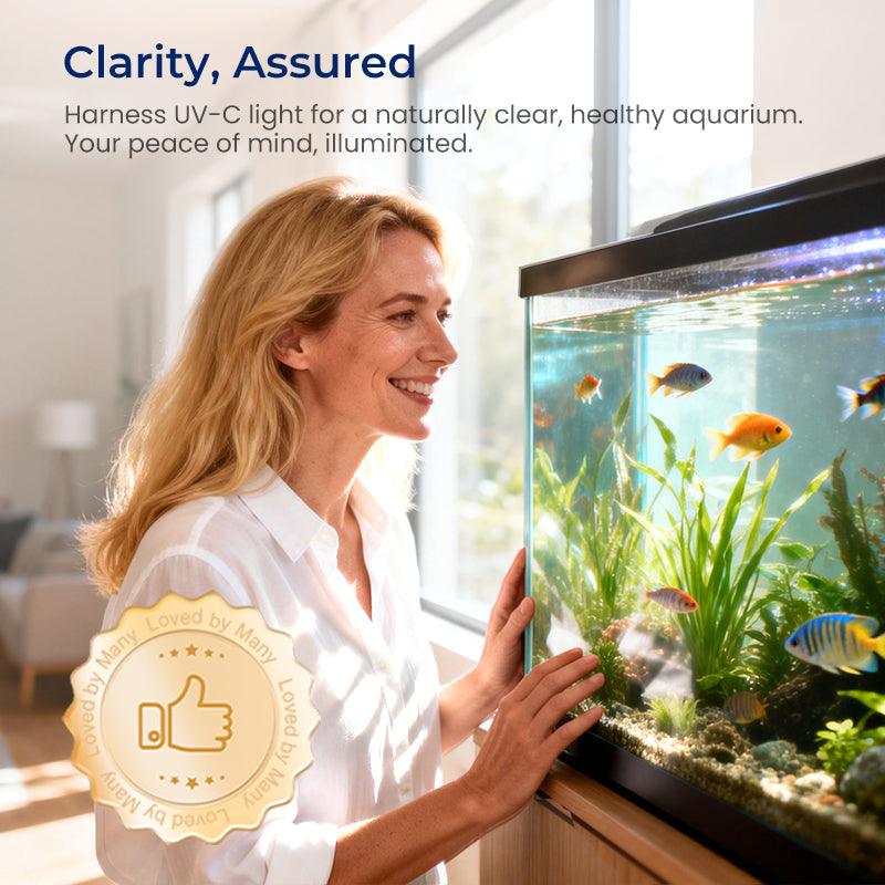 Tauchbare UV-Sterilisatorlampe mit Zeitschaltuhr für Aquarien