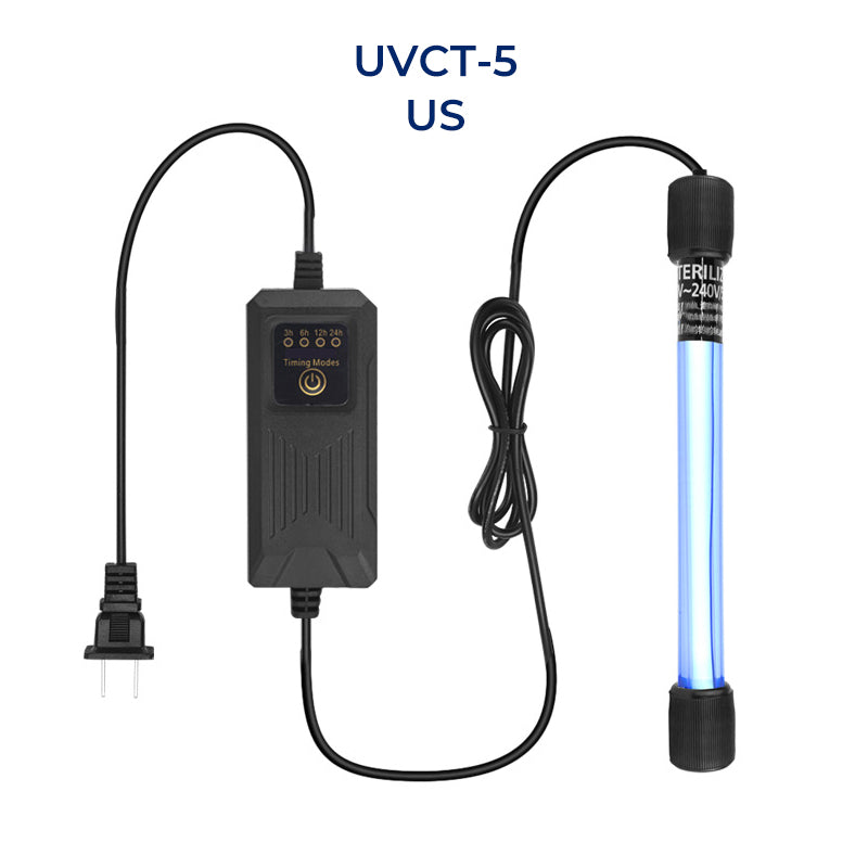 Tauchbare UV-Sterilisatorlampe mit Zeitschaltuhr für Aquarien