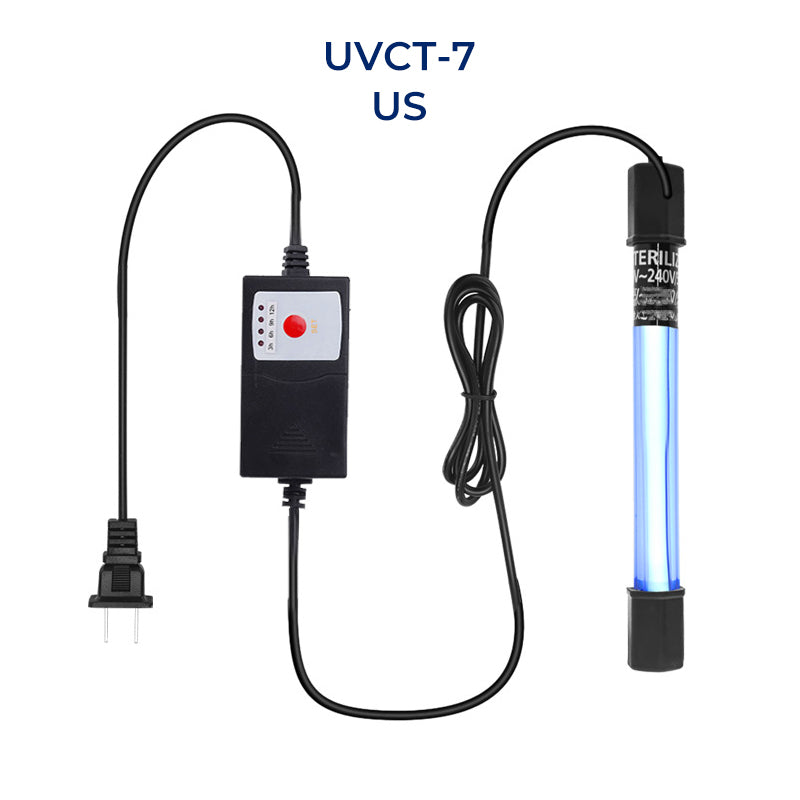 Tauchbare UV-Sterilisatorlampe mit Zeitschaltuhr für Aquarien