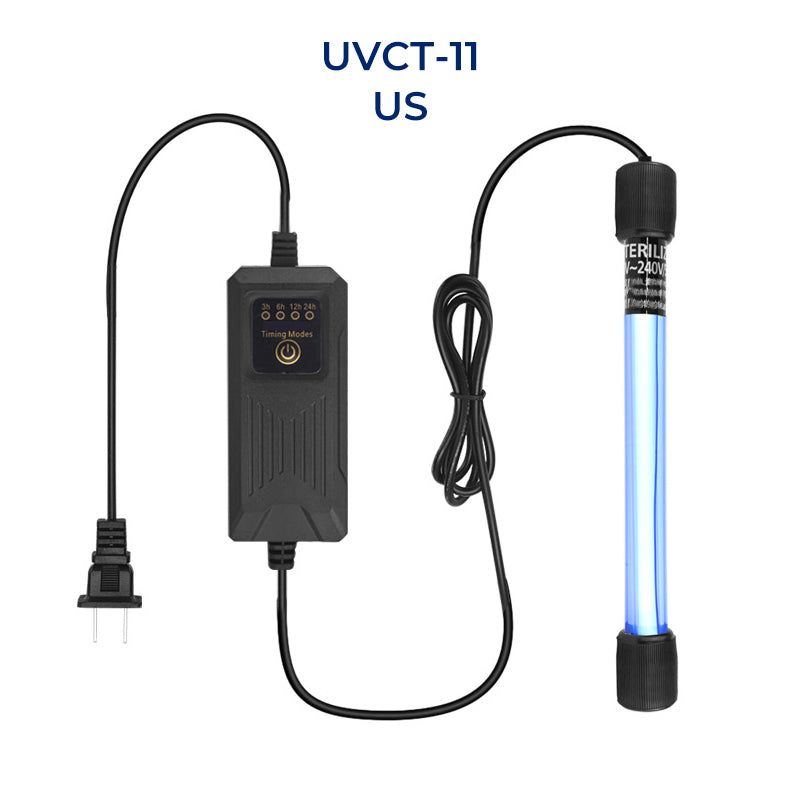 Tauchbare UV-Sterilisatorlampe mit Zeitschaltuhr für Aquarien