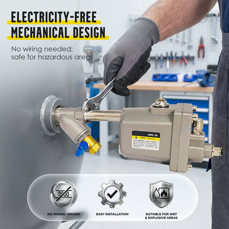 Automatisches Ablassventil ohne Luftverlust