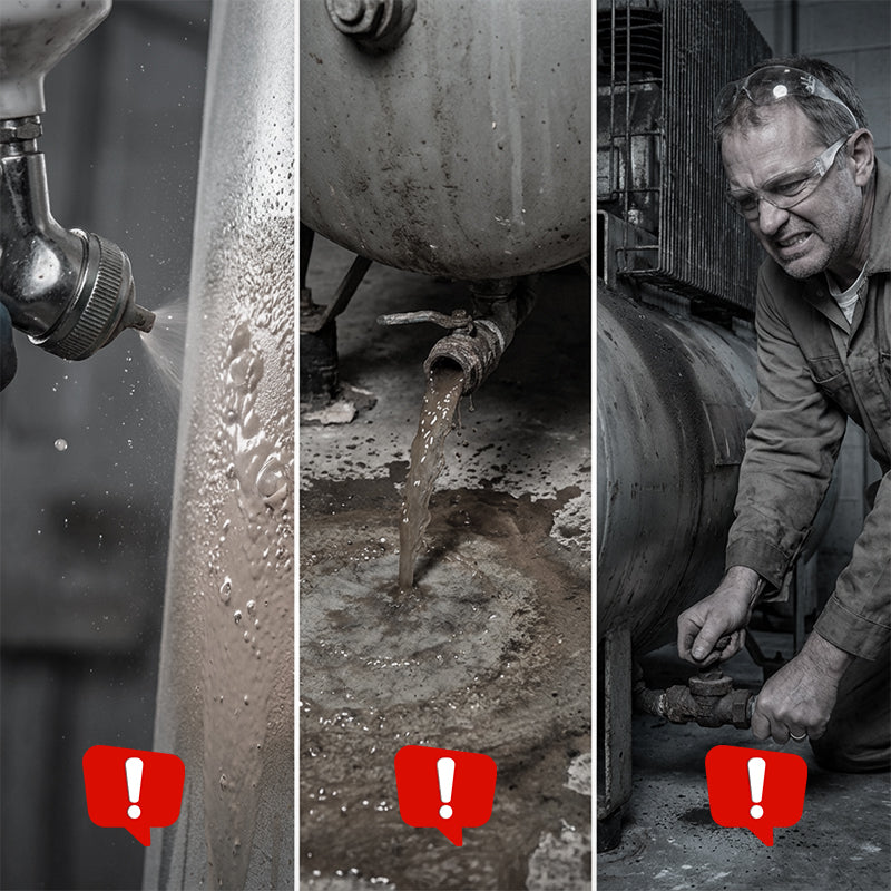 Automatisches Ablassventil ohne Luftverlust