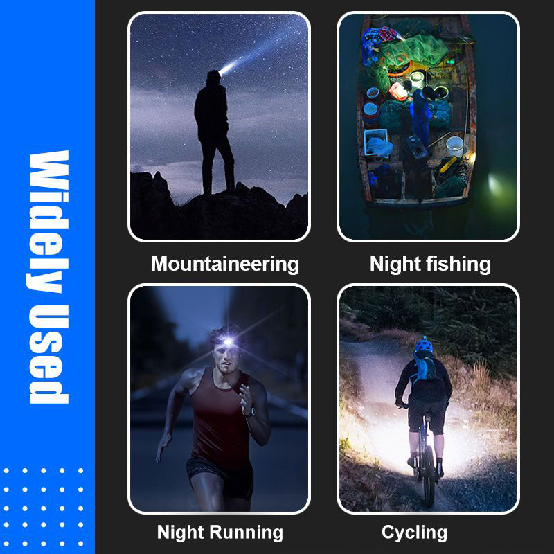 🔦 Ultrahelle wiederaufladbare Stirnlampe – freihändige Beleuchtung für jedes Abenteuer!🔦