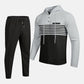 👕 Herren-Trainingsanzug mit Kapuze und Farbblock-Design 👖