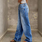 📢📢60 % Rabatt!! ⏰Mühelos schicke, locker sitzende Jeans mit weitem Bein【KAUFEN SIE 2 UND ERHALTEN SIE KOSTENLOSEN VERSAND】