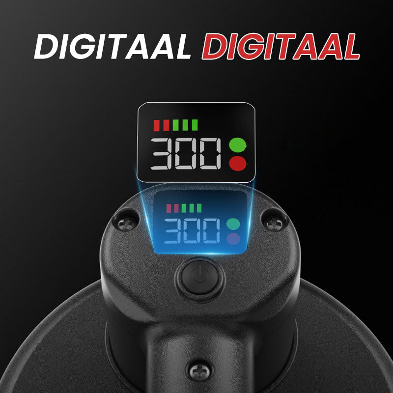 Elektrischer Industrie-Saugnapf mit intelligenter Anzeige, Tragfähigkeit 300 kg, robuste Hubvorrichtung für Granit, Fliesen und Glas