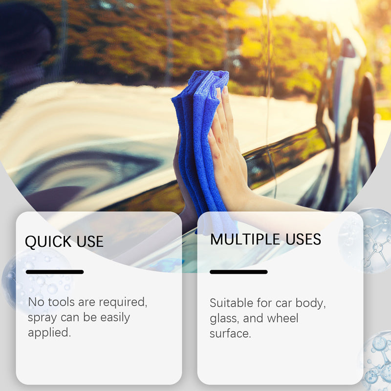 🚗 KAUF 2, ERHALTE 1 GRATIS! ✨ Autopolitur-Spray + Mikrofasertuch – Stellt Glanz wieder her & schützt den Lack in Minuten, kratzfeste Formel ☀️🧽