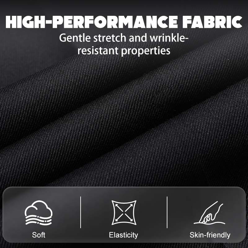 👔👞Herren-Anzughose in klassischer Passform, leicht, lässig, mit Stretchanteil