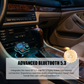 Universeller Dual-Port-FM-Bluetooth-Transmitter für das Aut