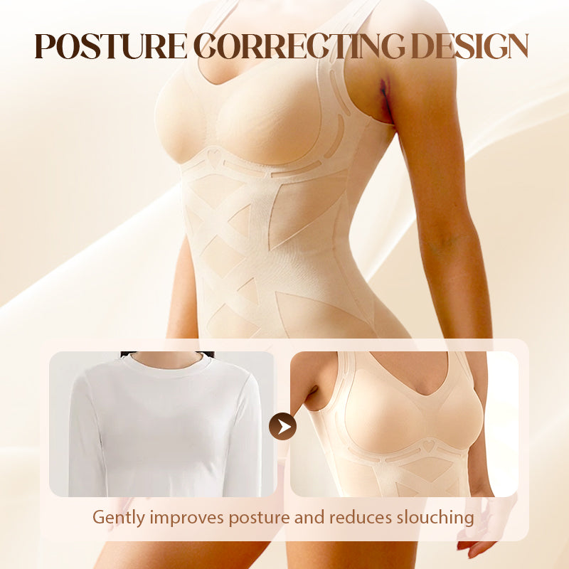 🔥Solange der Vorrat reicht 50 % Rabatt!🎉Nahtlose Shapewear mit integriertem BH💞