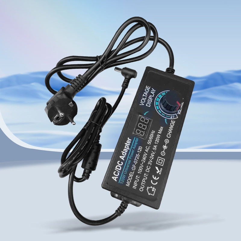 📢📢50 % Rabatt!! ⏰Einstellbares 3V–24V 3A Universal-AC/DC-Netzteil