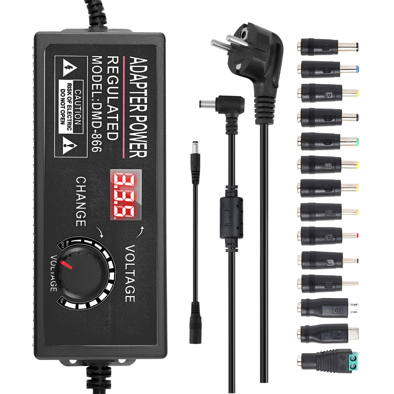 📢📢50 % Rabatt!! ⏰Einstellbares 3V–24V 3A Universal-AC/DC-Netzteil