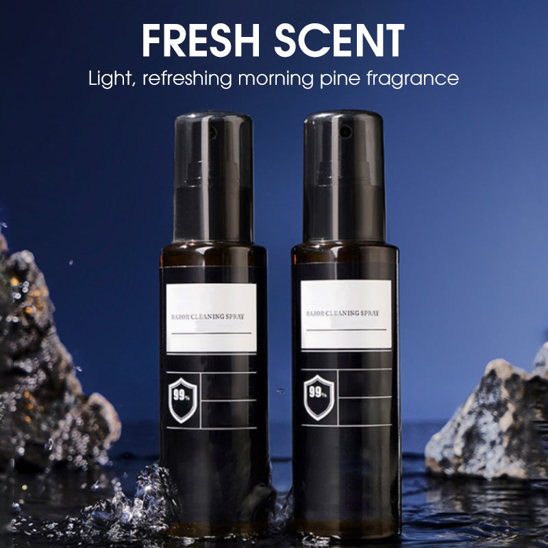 Schnelles Tiefenreinigungsspray für Rasierer