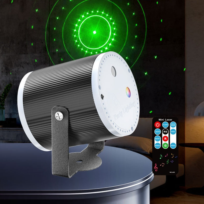 📢DJ Laser Party Light mit 7 Beleuchtungsmodi und Fernbedienung
