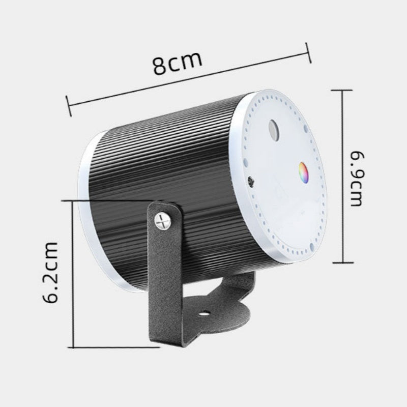 📢DJ Laser Party Light mit 7 Beleuchtungsmodi und Fernbedienung