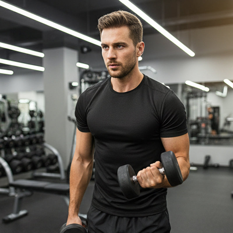 Kompressionsshirt für Männer zur Schweißförderung und Gewichtsreduktion