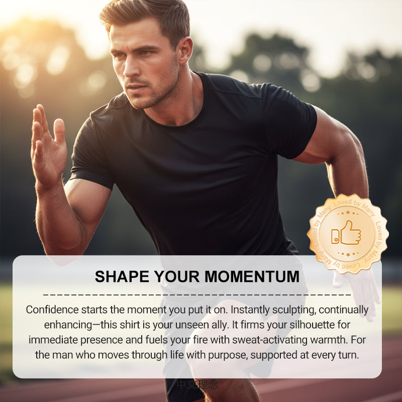 Kompressionsshirt für Männer zur Schweißförderung und Gewichtsreduktion