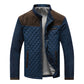 Gesteppte Herrenjacke mit Stehkragen
