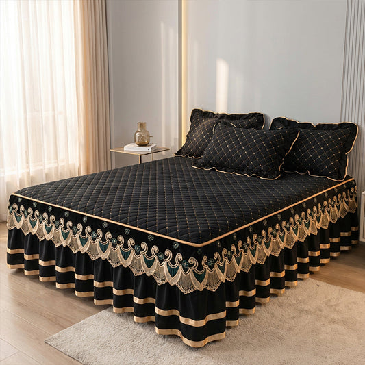 📢📢NEUES PRODUKT 2026 – 50 % RABATT✨ Rüschenbettlaken + Bettbezug + Kissenbezug💓🛏️ Verkörpert Eleganz und Komfort des Augenblicks💫