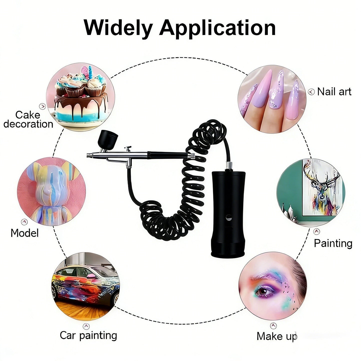 ⚡ Blitzangebot nur für 3 Stunden 🛠️ Kabelloses tragbares Airbrush-Set mit Kompressor