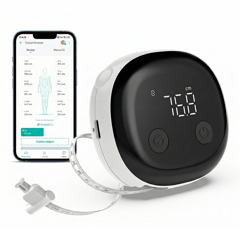 💪💪Intelligentes Maßband zur Körpervermessung, LED-HD-Vollbild-Fitnessgerät