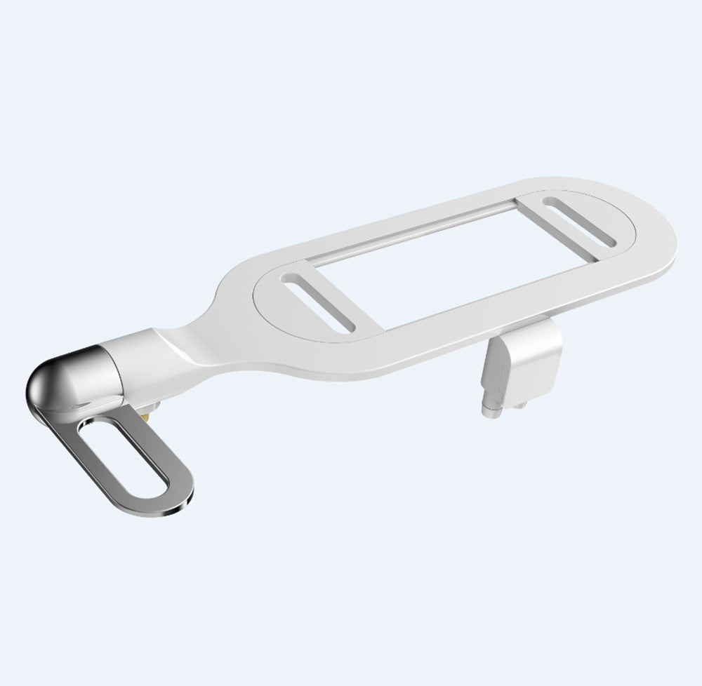 Nichtelektrischer, hygienischer, selbstreinigender Bidet-Aufsatz für Toiletten mit Doppeldüse