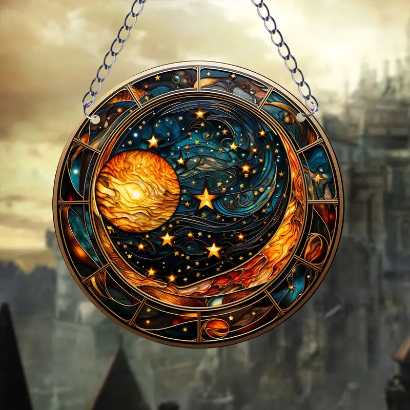 Doppelseitige Acryl-Fensteraufhängedekoration