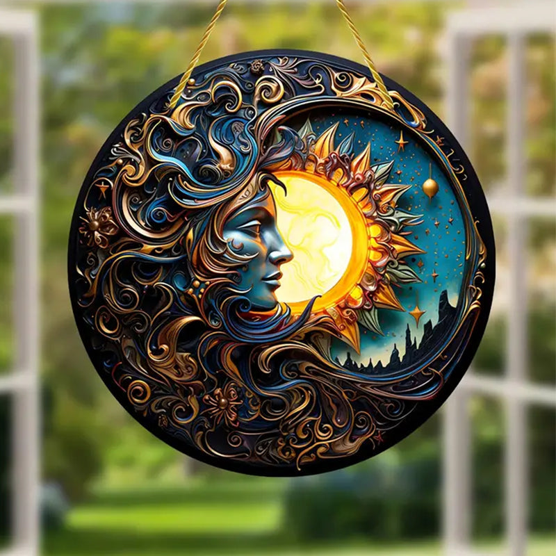 Doppelseitige Acryl-Fensteraufhängedekoration