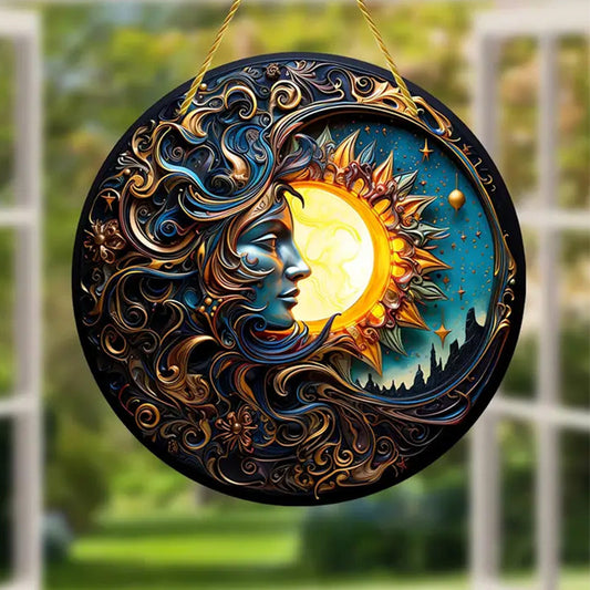 Doppelseitige Acryl-Fensteraufhängedekoration