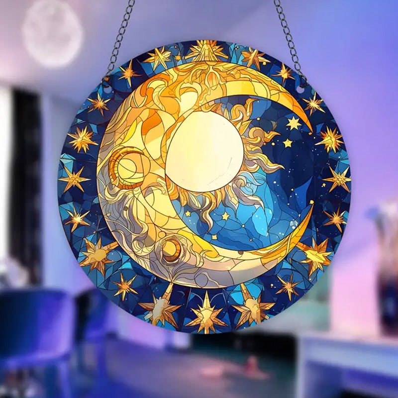 Doppelseitige Acryl-Fensteraufhängedekoration