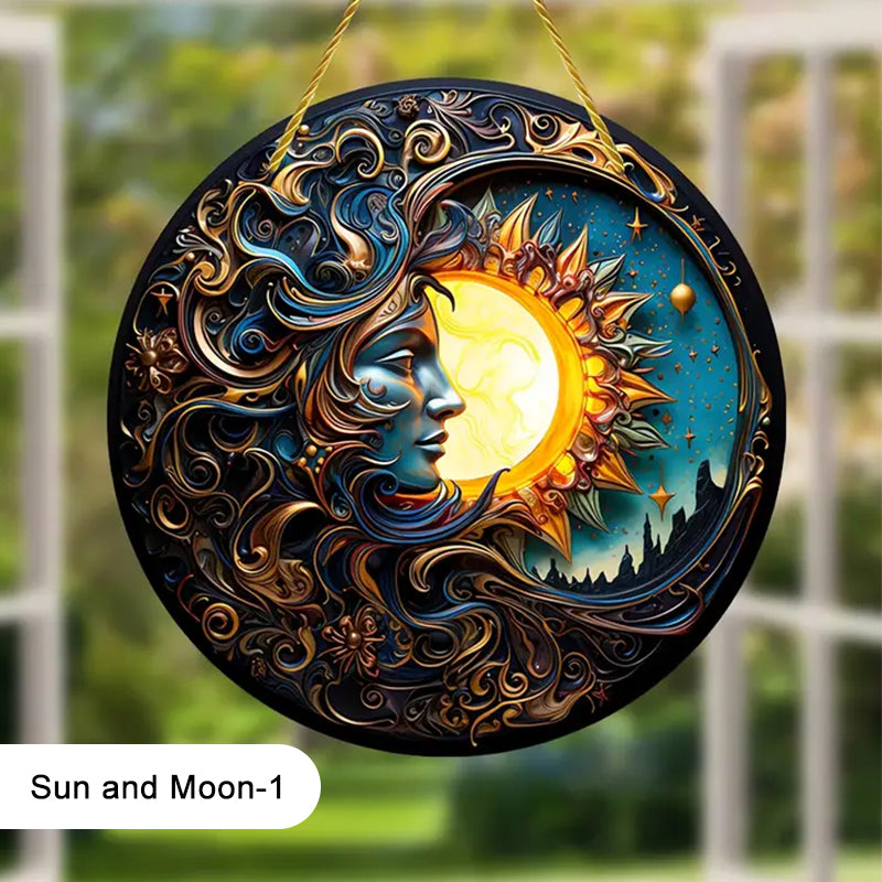 Doppelseitige Acryl-Fensteraufhängedekoration