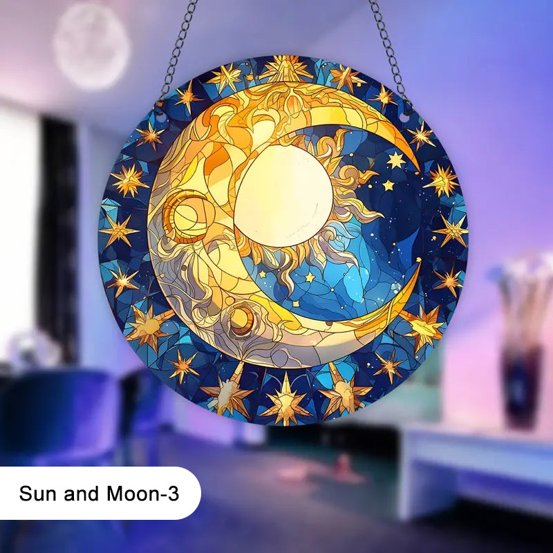 Doppelseitige Acryl-Fensteraufhängedekoration