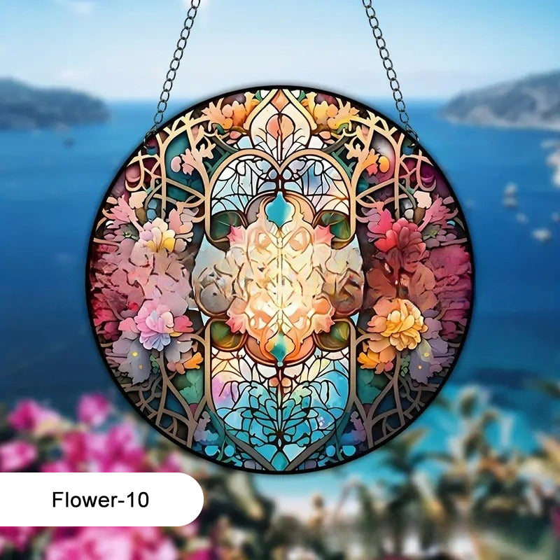 Doppelseitige Acryl-Fensteraufhängedekoration