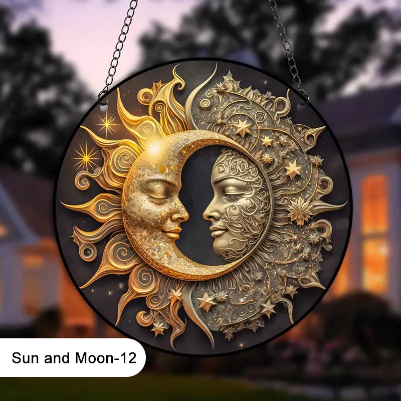 Doppelseitige Acryl-Fensteraufhängedekoration