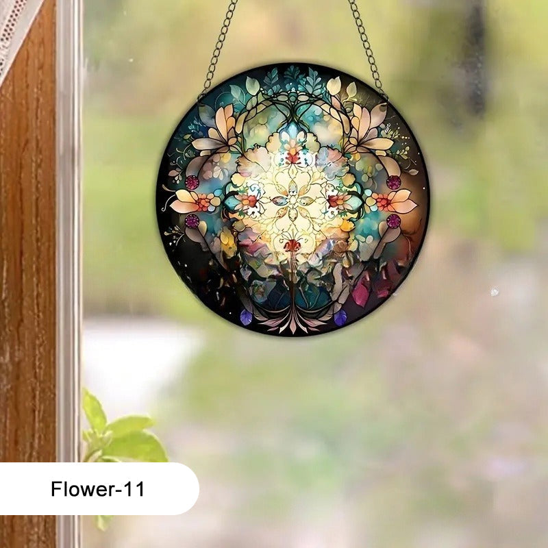 Doppelseitige Acryl-Fensteraufhängedekoration