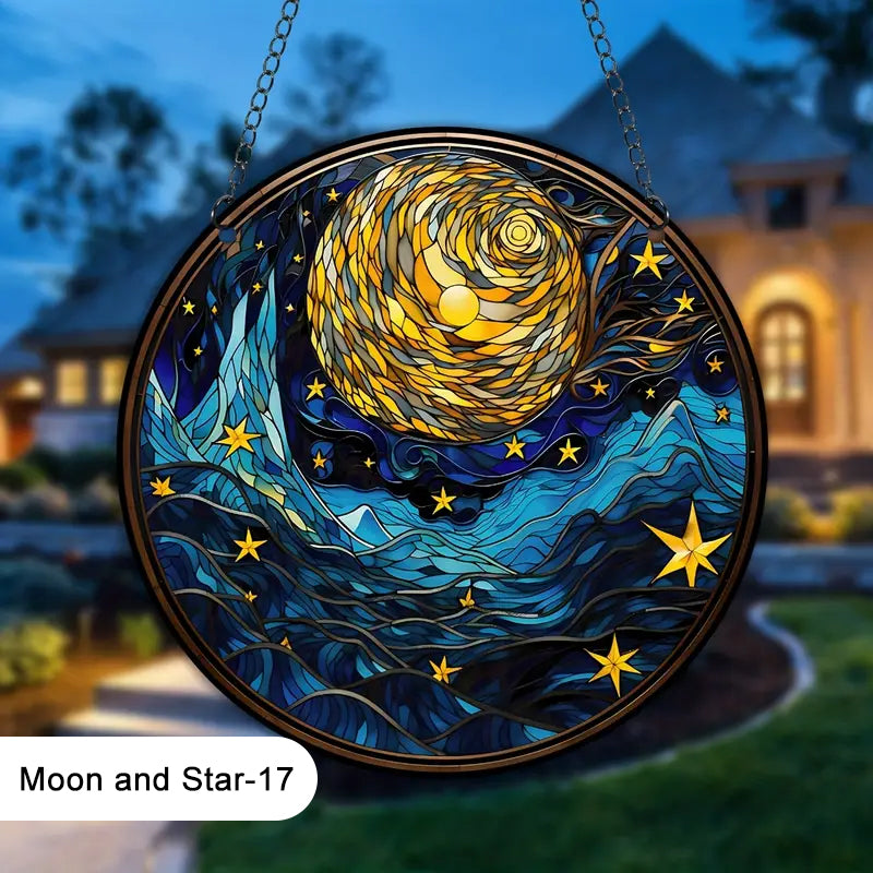 Doppelseitige Acryl-Fensteraufhängedekoration