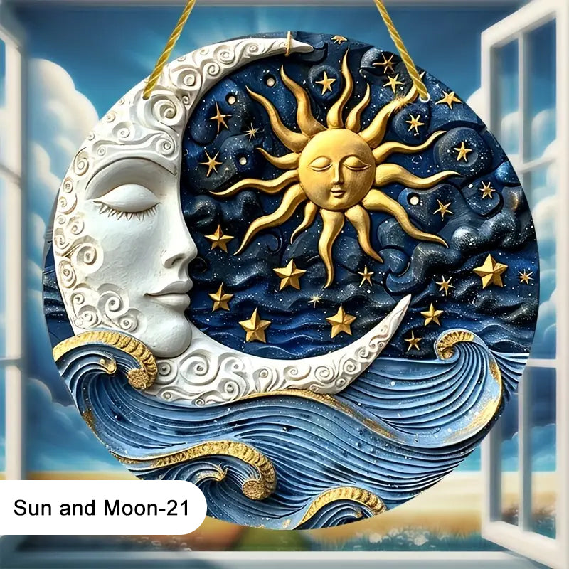 Doppelseitige Acryl-Fensteraufhängedekoration