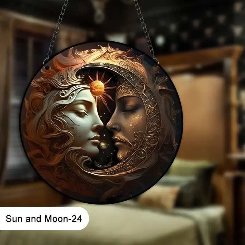 Doppelseitige Acryl-Fensteraufhängedekoration