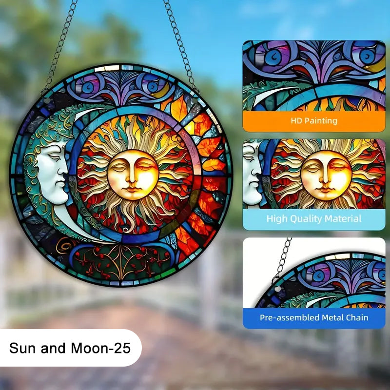 Doppelseitige Acryl-Fensteraufhängedekoration