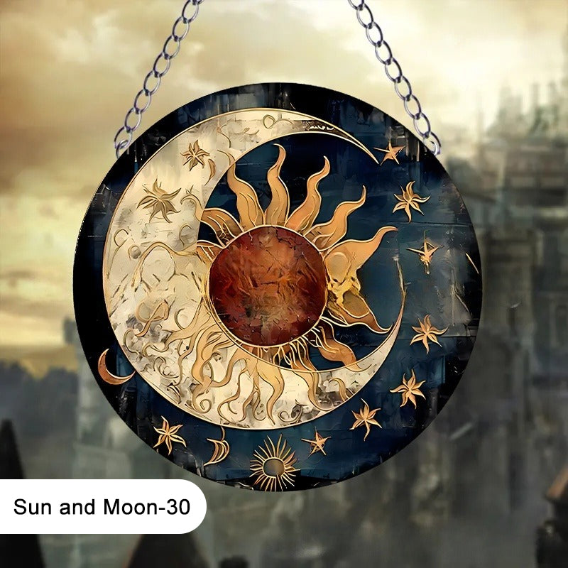 Doppelseitige Acryl-Fensteraufhängedekoration