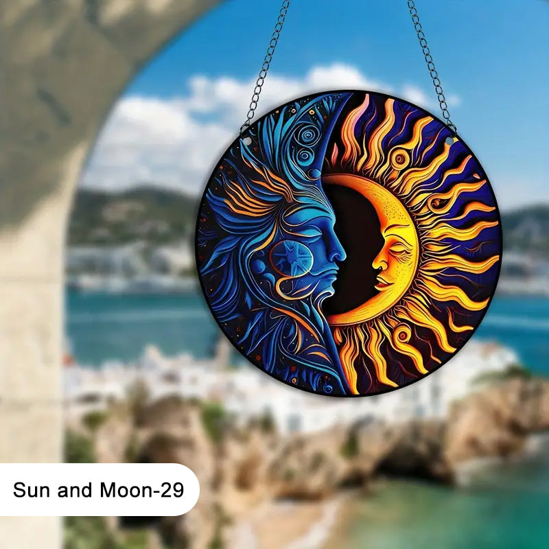 Doppelseitige Acryl-Fensteraufhängedekoration