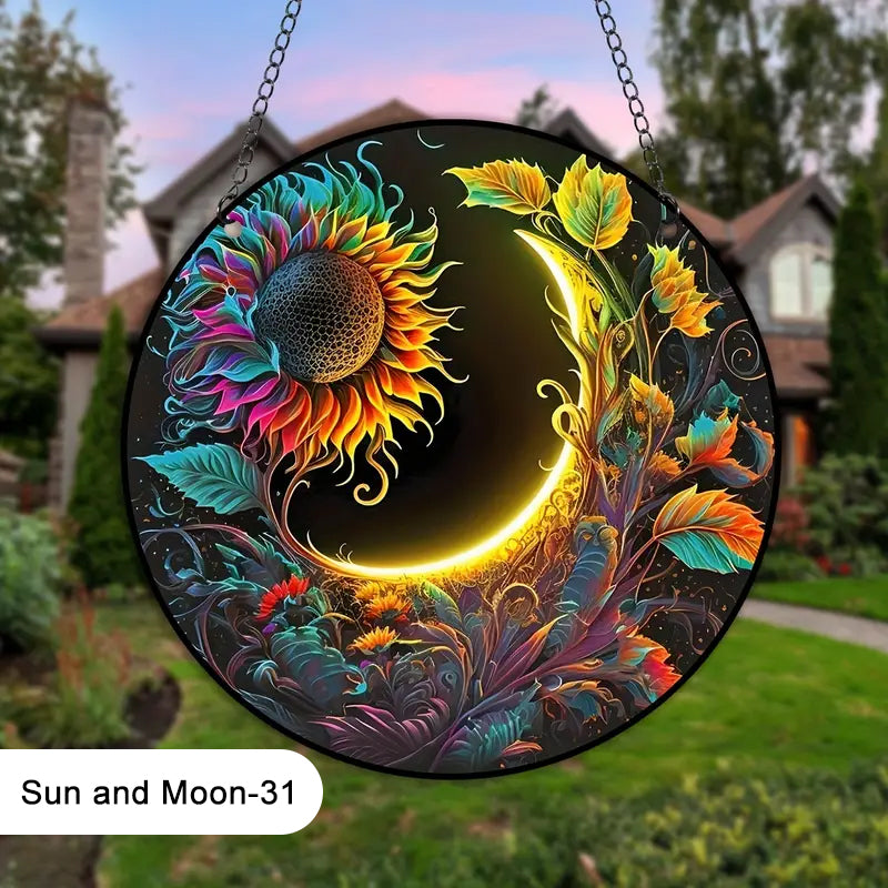 Doppelseitige Acryl-Fensteraufhängedekoration